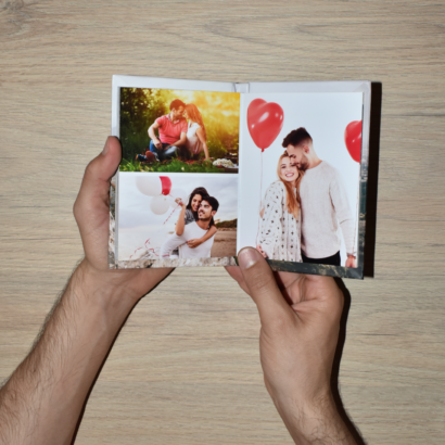 Espectacular combo Mini Photobook Personalizado + Empaque personalizado